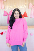 Load image into Gallery viewer, Rosabelle Bubblegum Pink Sweater
