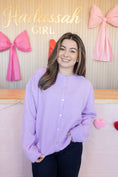 Load image into Gallery viewer, HELENA Lilac Cardigan
