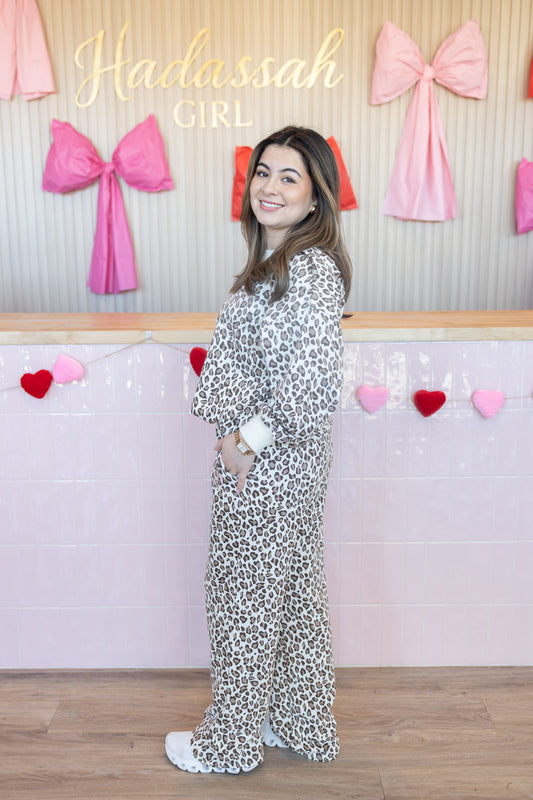 Elena Leopard Set