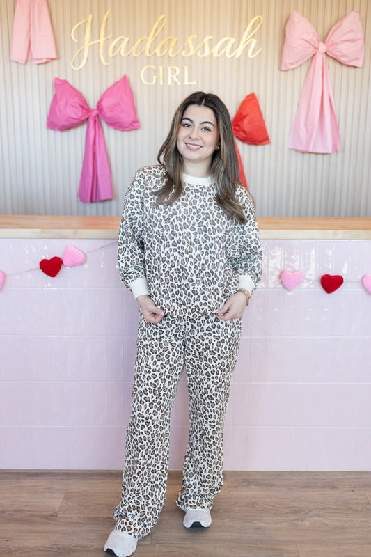 Elena Leopard Set