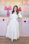 Load image into Gallery viewer, Dhalia Cream/Pink Dress
