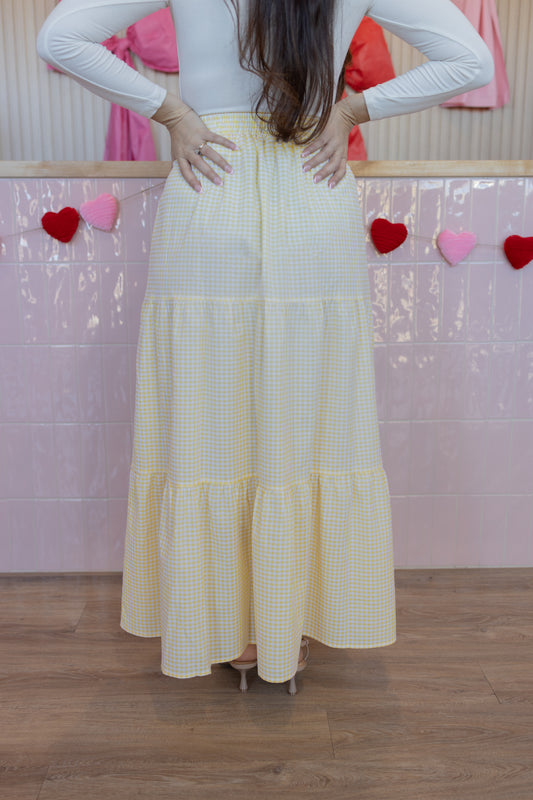 Delany Butter yellow Skirt