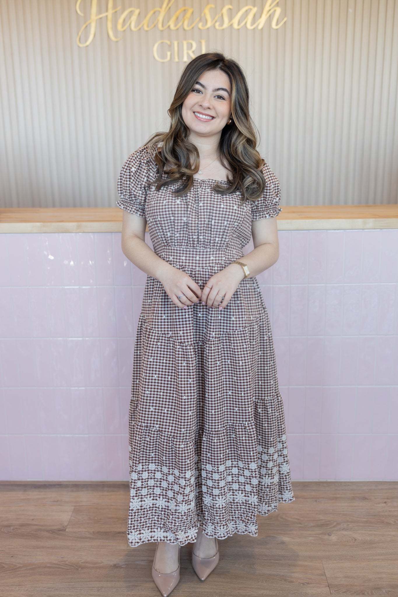 Iris Brown Dress