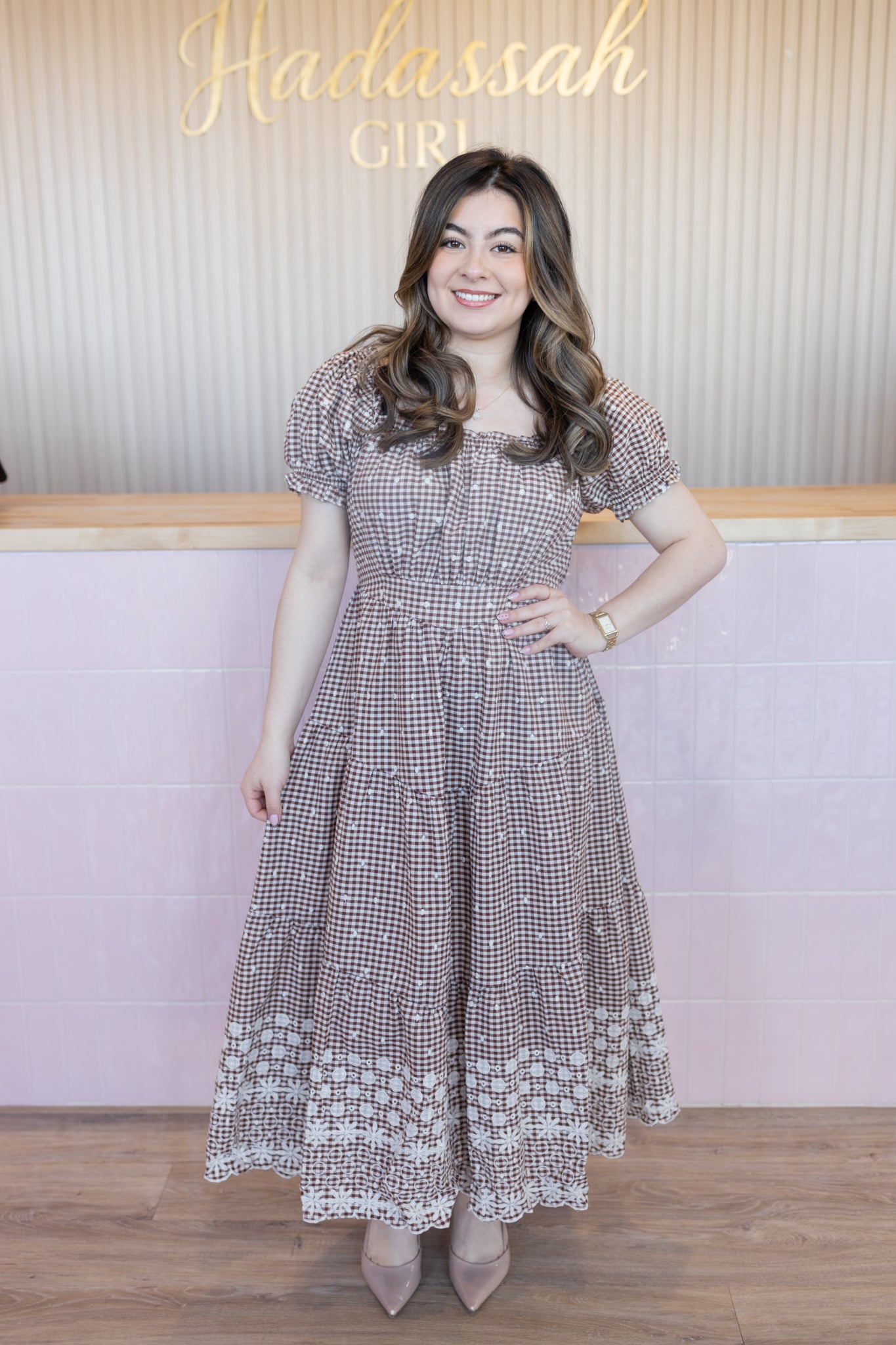 Iris Brown Dress