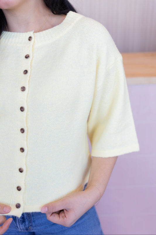 Aylany Butteryellow Cardigan
