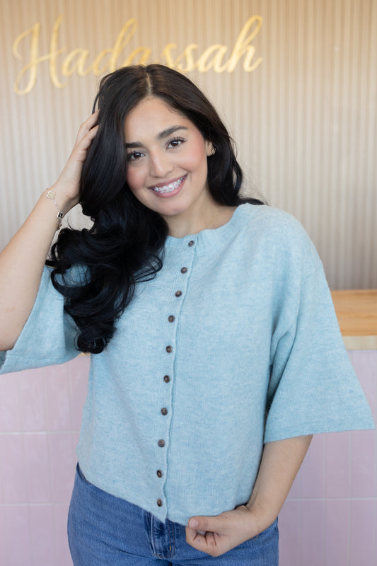 Aylany Blue Cardigan