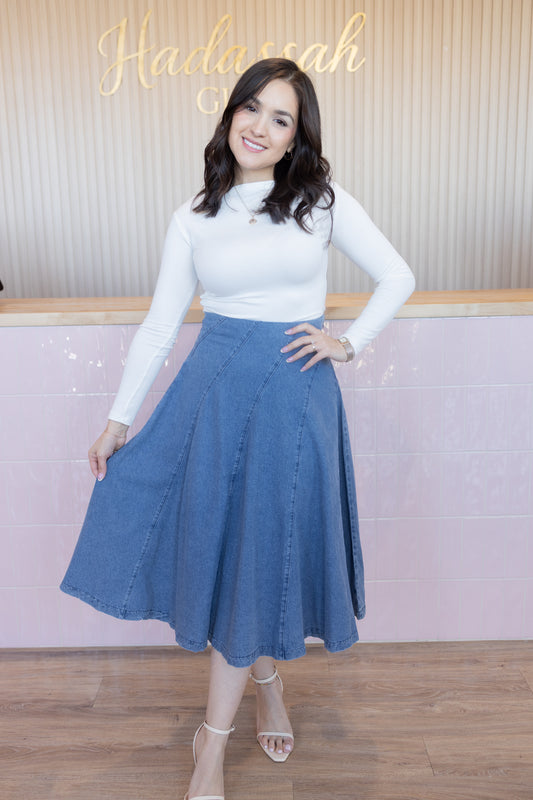 Yessy Denim Skirt