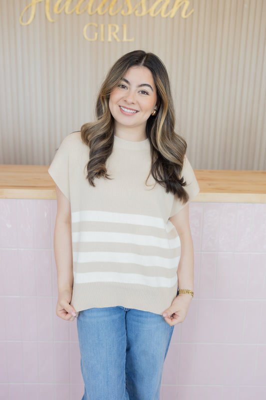 BIANCA TAUPE TOP