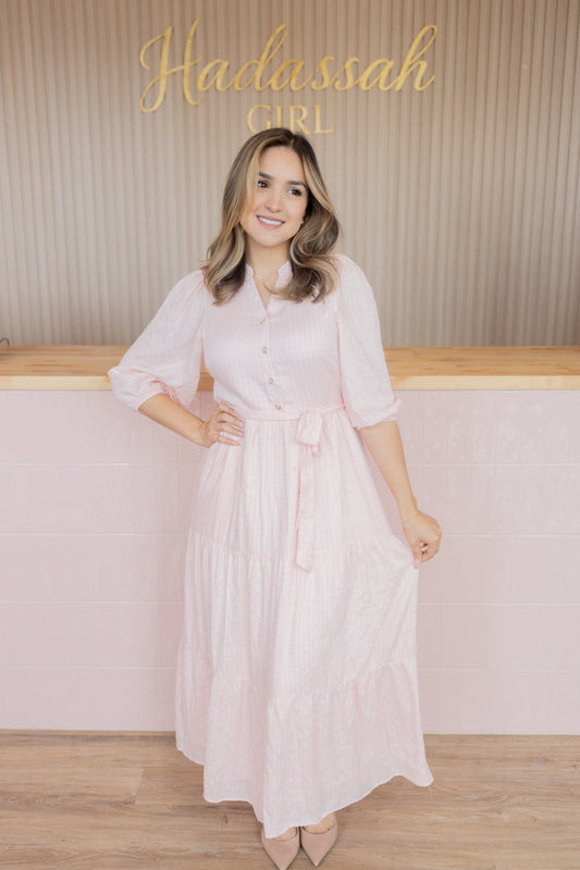 CENIA PINK MAXI DRESS