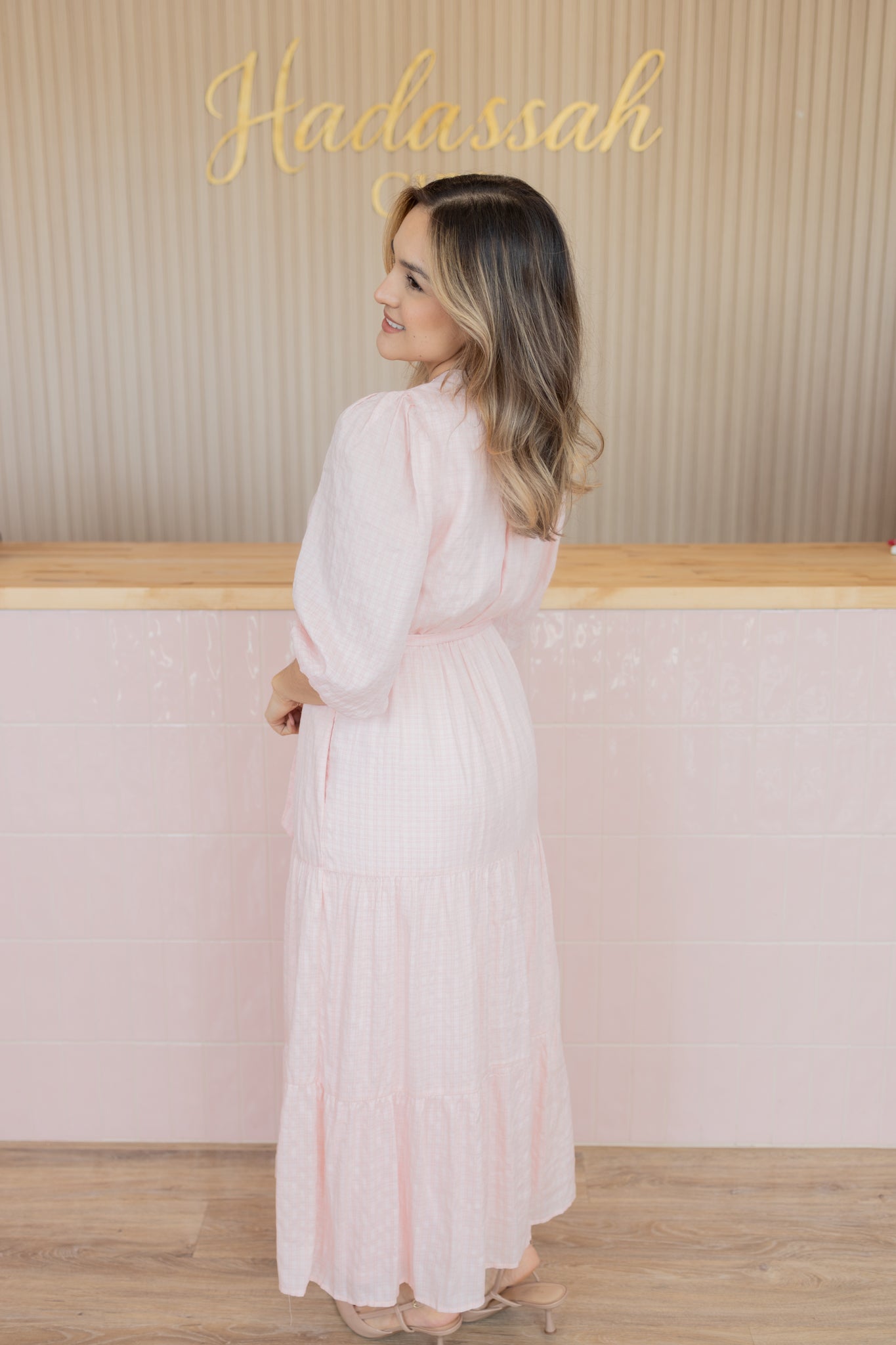 CENIA PINK MAXI DRESS