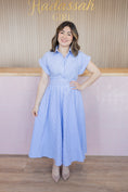 Load image into Gallery viewer, BELLA BLUE MIDI DRESS
