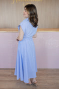 Load image into Gallery viewer, BELLA BLUE MIDI DRESS
