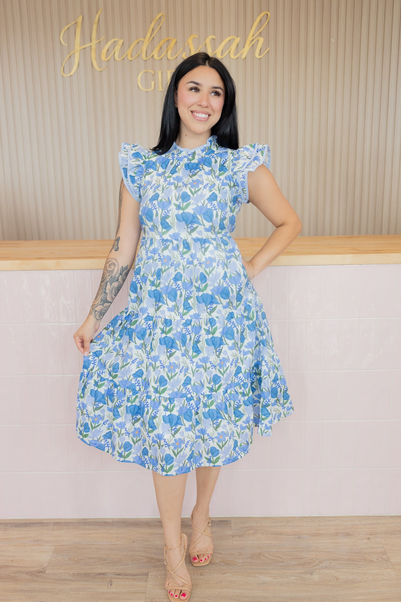 Gracefully blue Dress (Mommy & me)