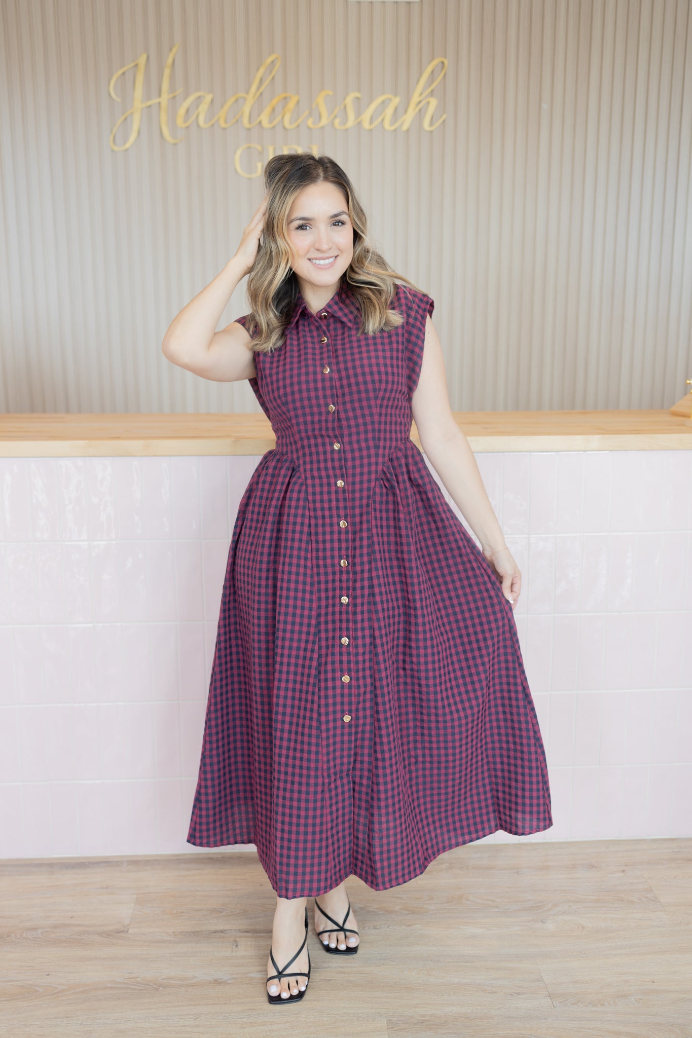 BRISSA WINE DRESS