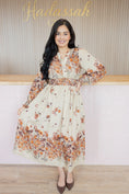 Load image into Gallery viewer, Laurel brown floral dress
