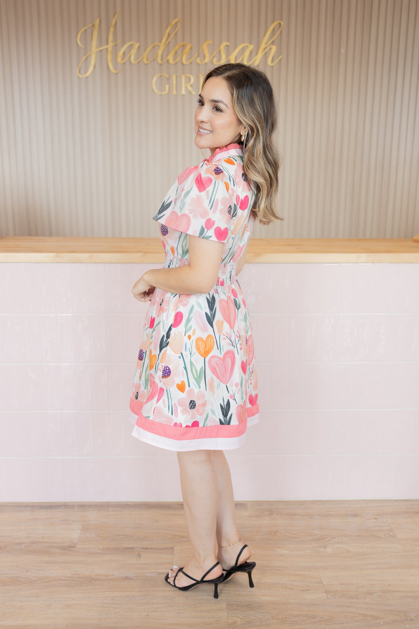 CHARLOTTE MULTI PINK DRESS
