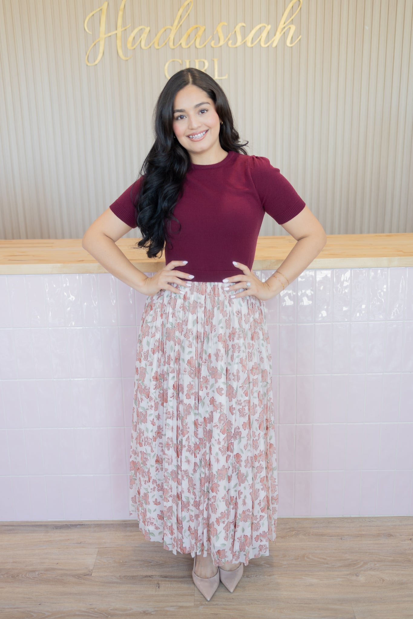 Blossom wine Maxi Dress Regular price