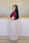Load image into Gallery viewer, Blossom wine Maxi Dress Regular price
