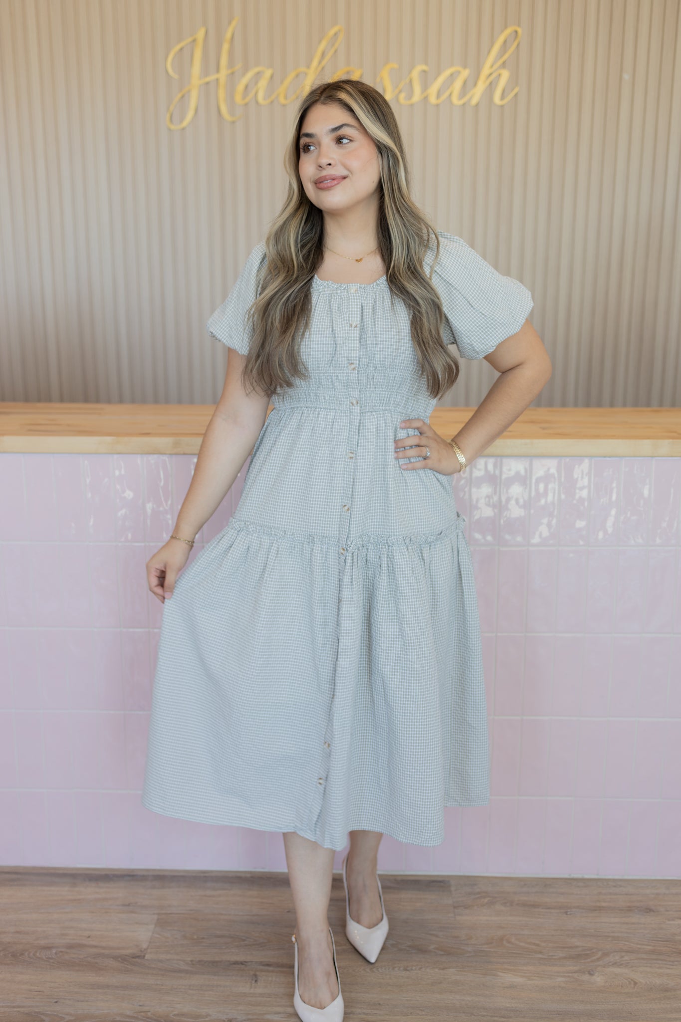 CLAIRE IVORY DRESS