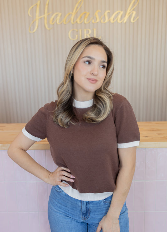 PRE-ORDER DANNA BROWN TOP