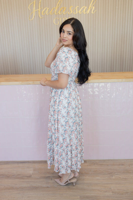 CHARLOTTE MULTI-CREAM DRESS