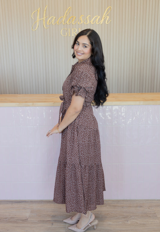 JANE BROWN POLKA DOT DRESS