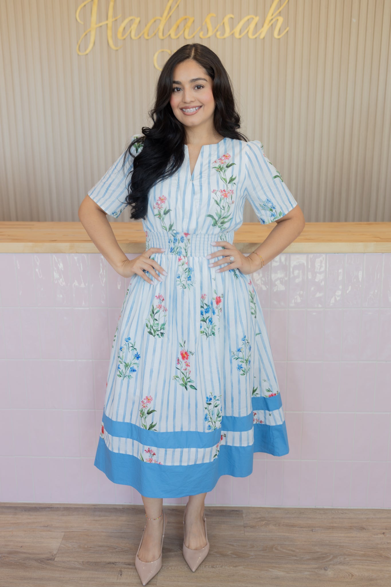 ANGELICA BLUE DRESS