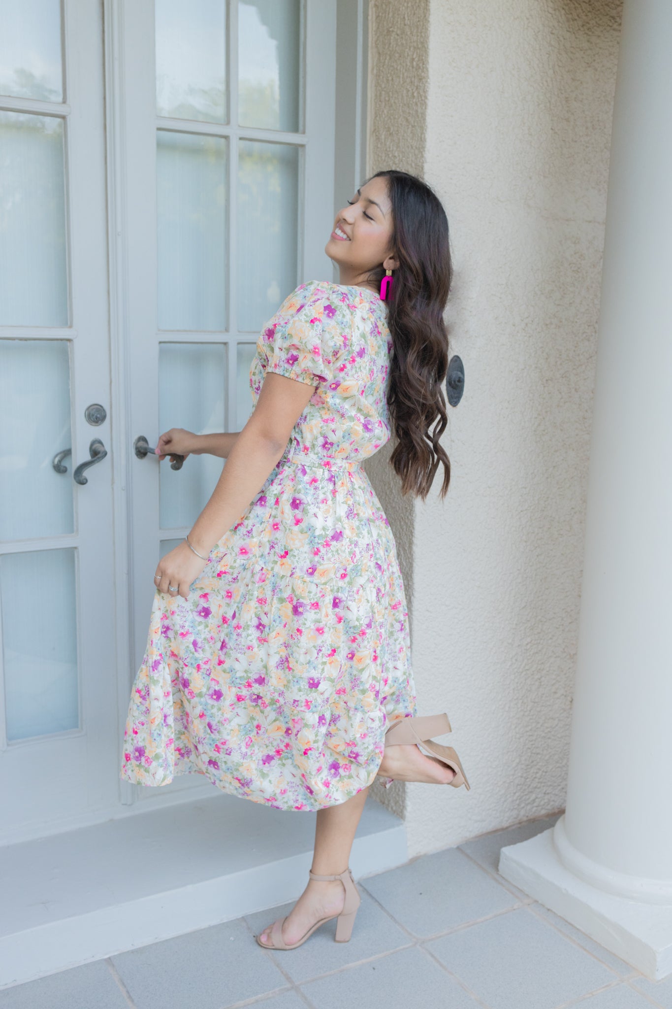 Sophia Babydoll Midi Dress