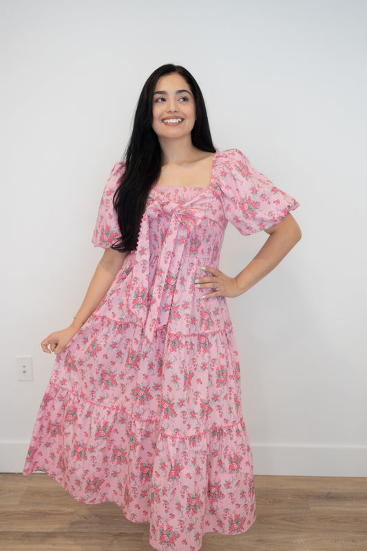Azalea Pink Maxi Dress
