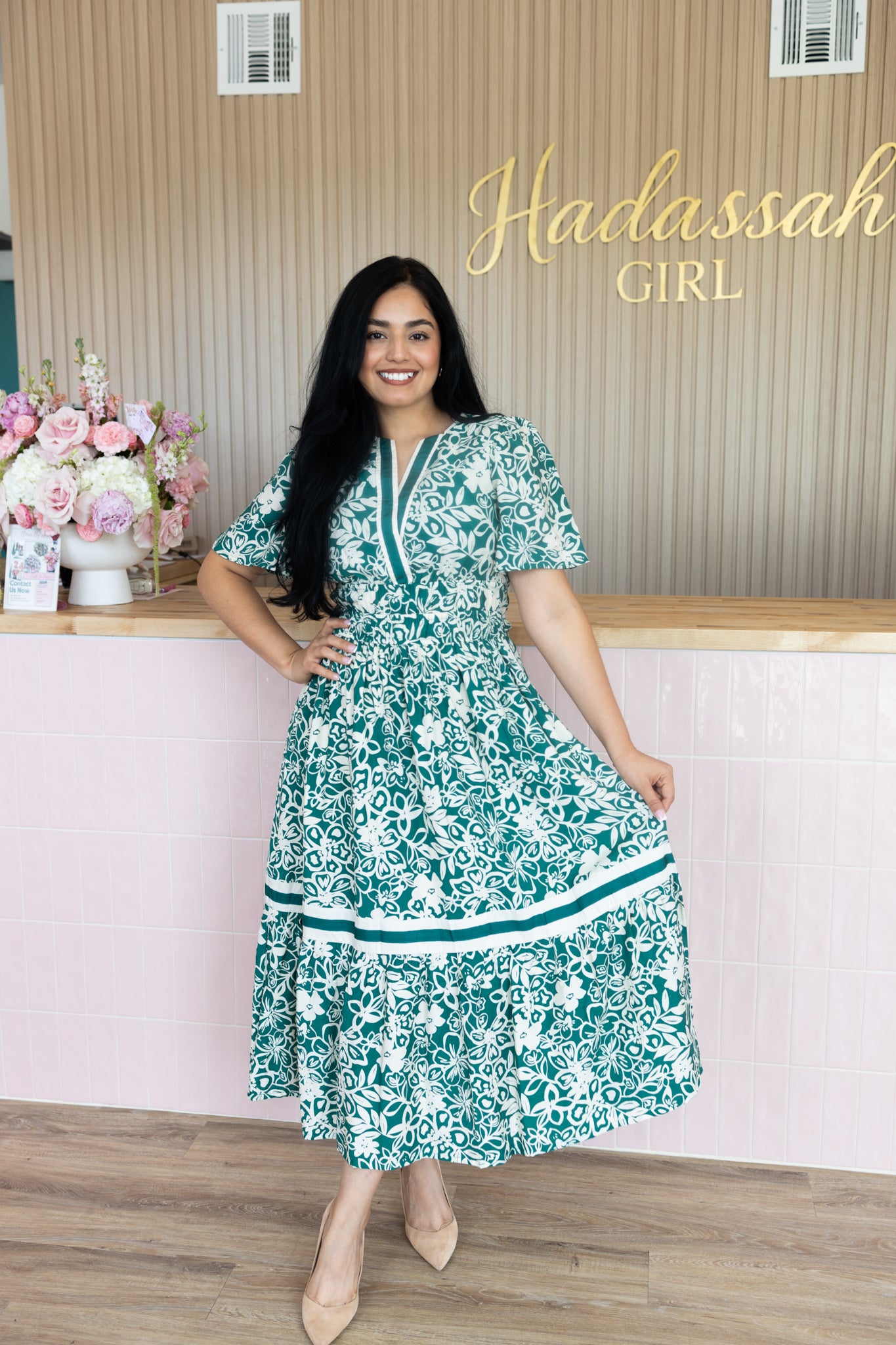 Bianca Green Dress