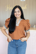 Load image into Gallery viewer, Nancy Orange Blouse
