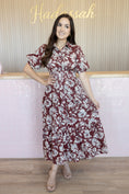 Load image into Gallery viewer, Gio Wine Dress
