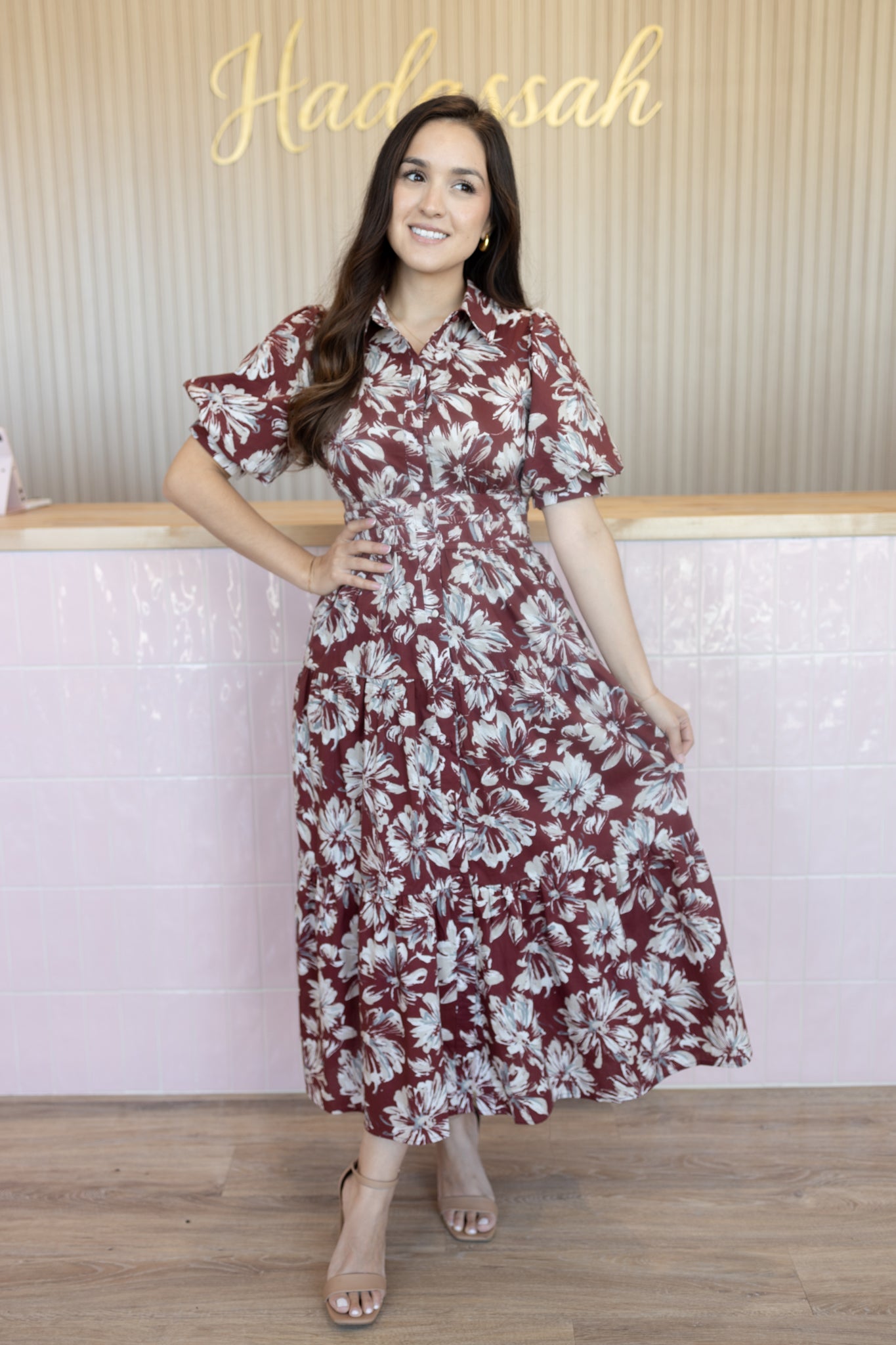 Gio Wine Dress