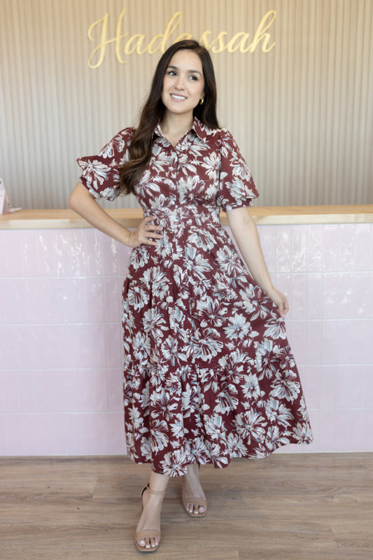 Gio Wine Dress