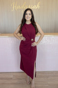Load image into Gallery viewer, Elle Wine Dress

