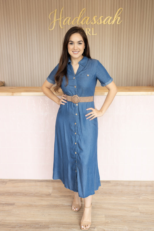 Sonia Dark Denim Dress