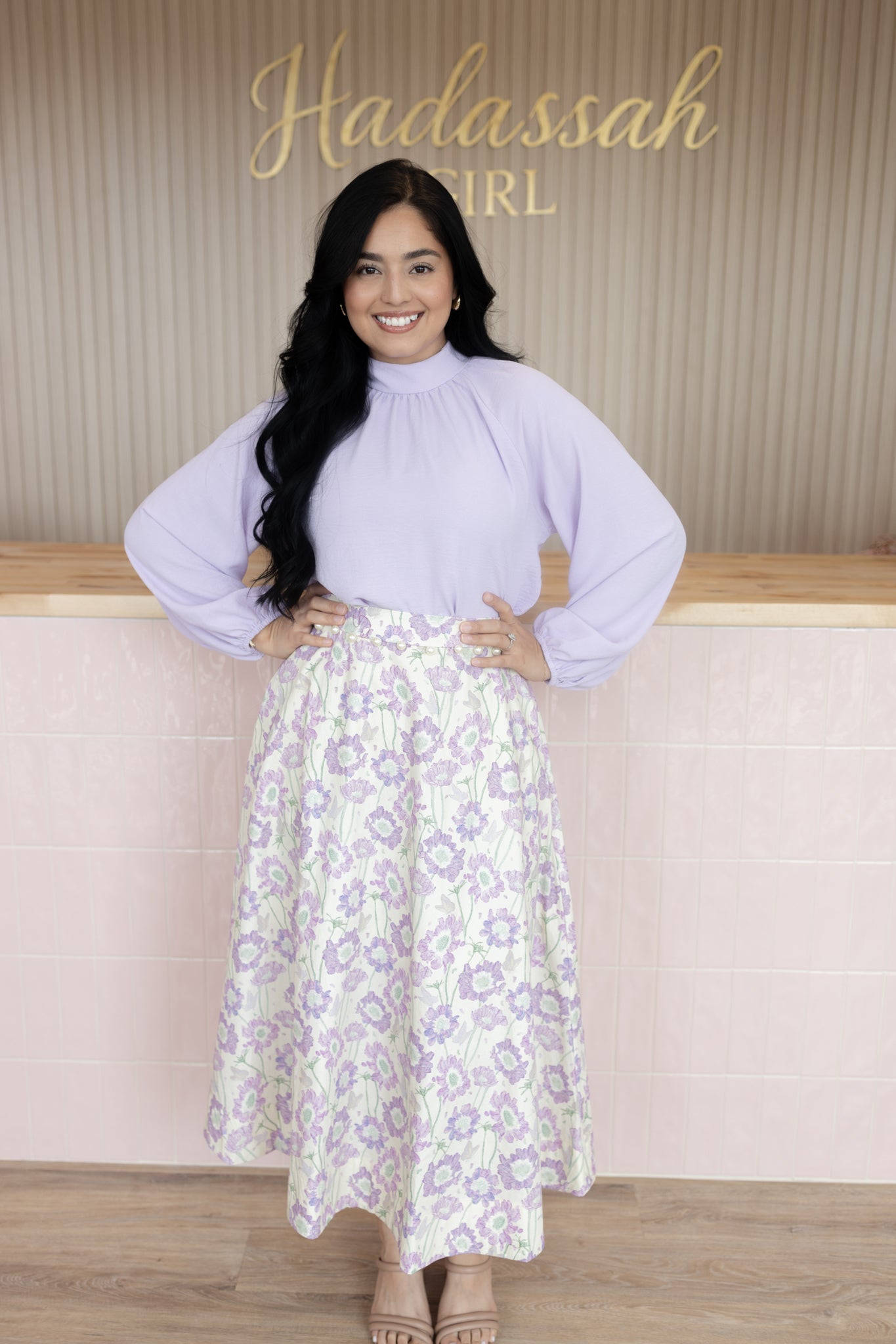 Ashley Lilac Skirt