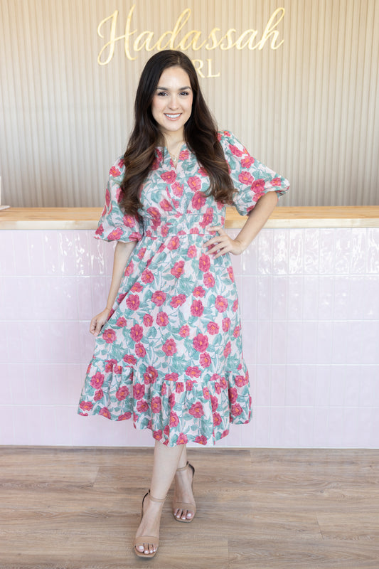 Elise Floral Dress
