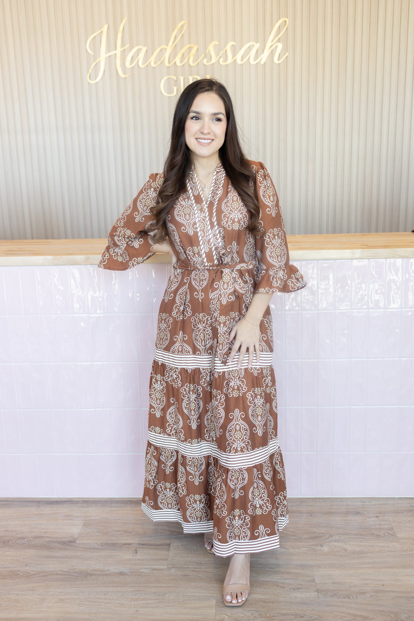 Edith Mocha Dress