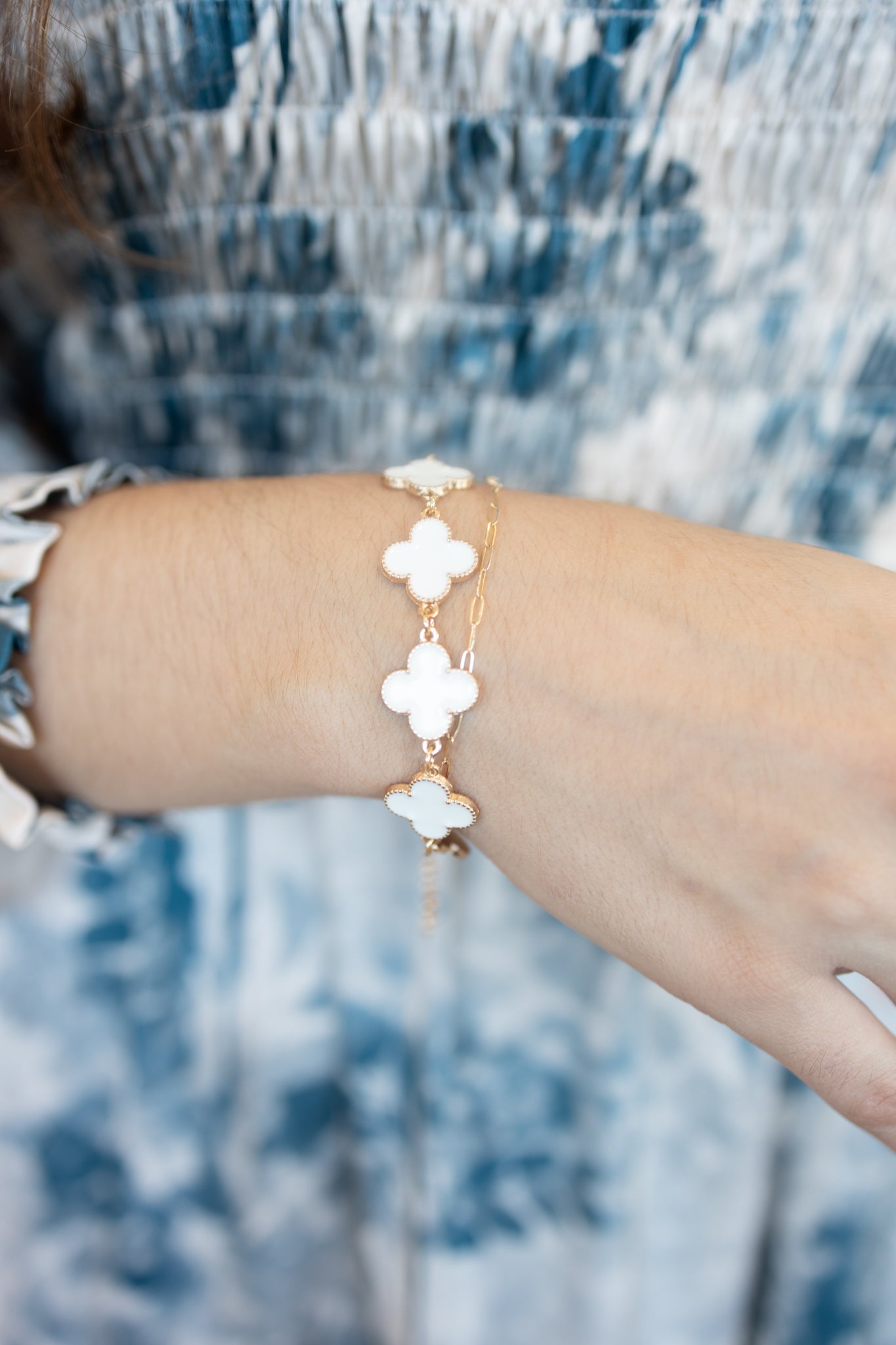 Stephanie White Bracelet