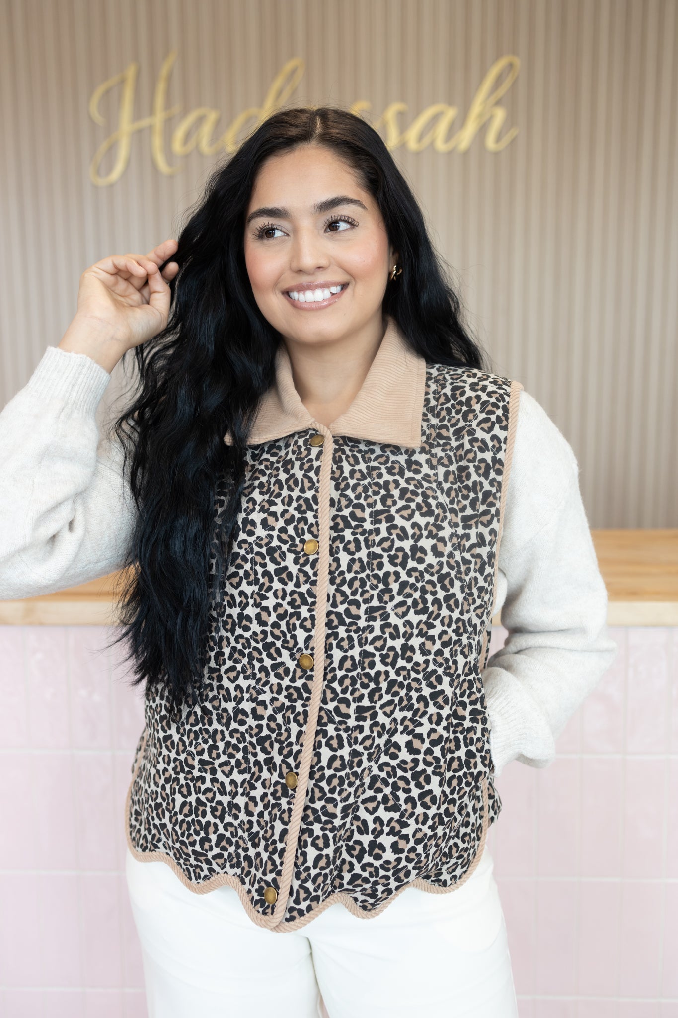 Karina Cheetah Vest