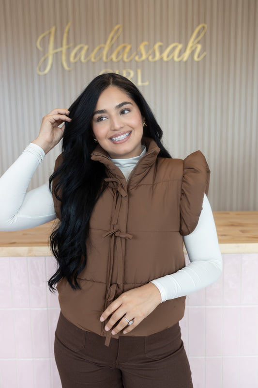 Ailany Brown Vest