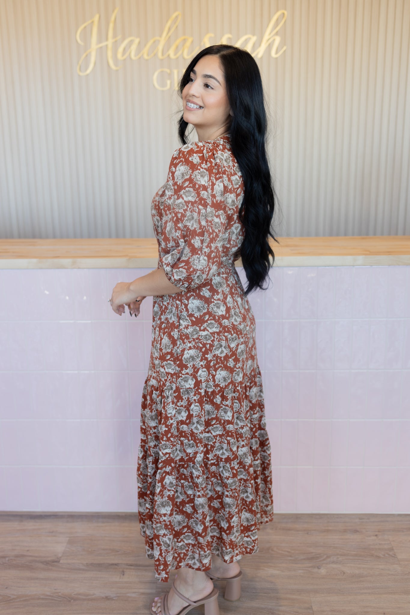 Faith Rust Dress