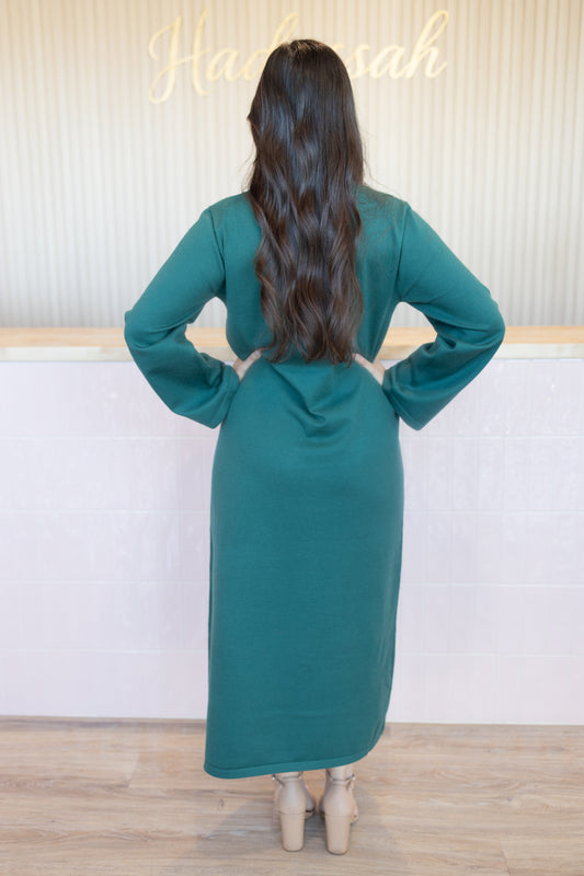 Bethen Pine Sweater Dress