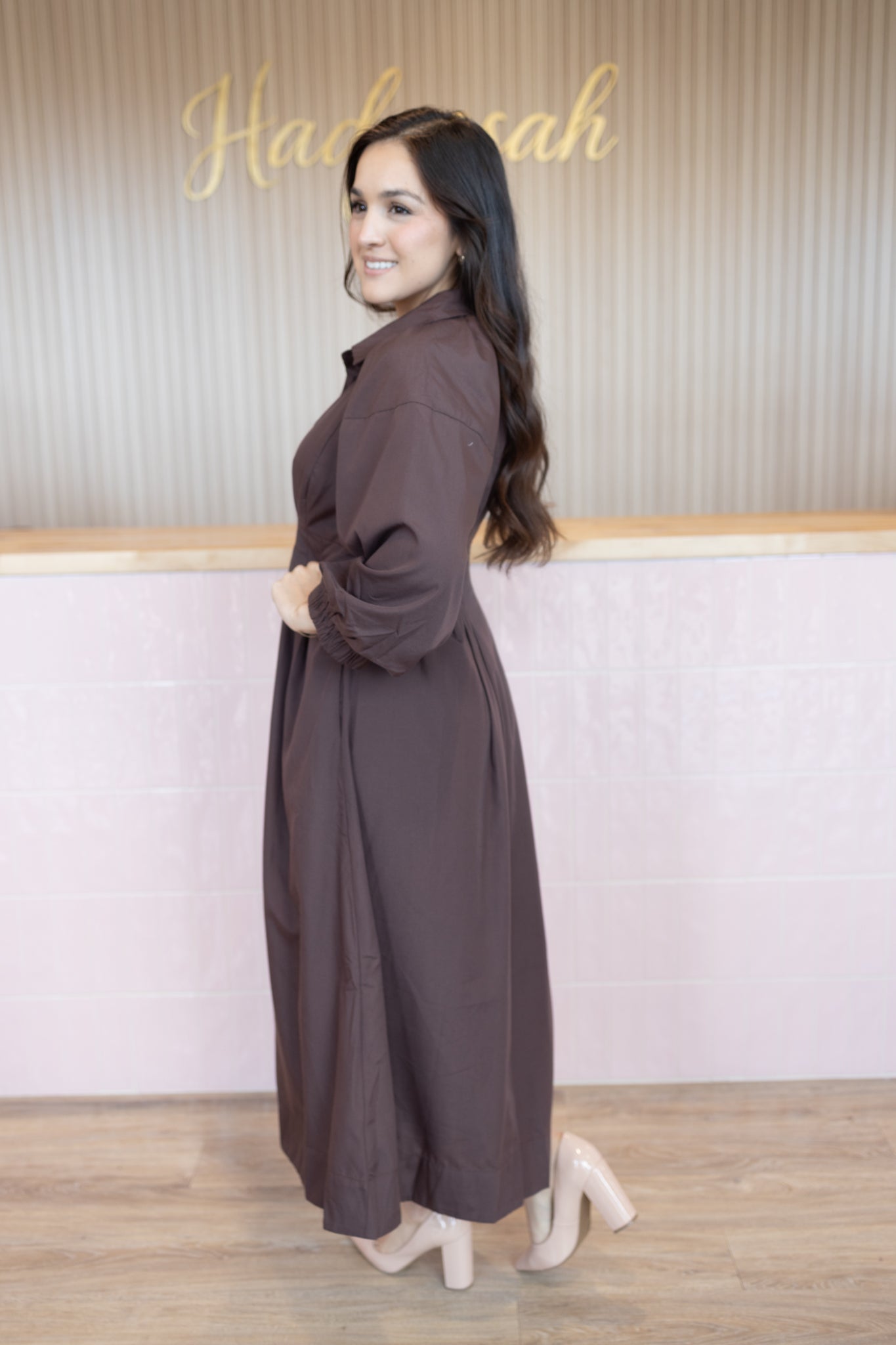 Jayleen Espresso Dress