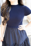 Load image into Gallery viewer, Yarelly Navy Dress
