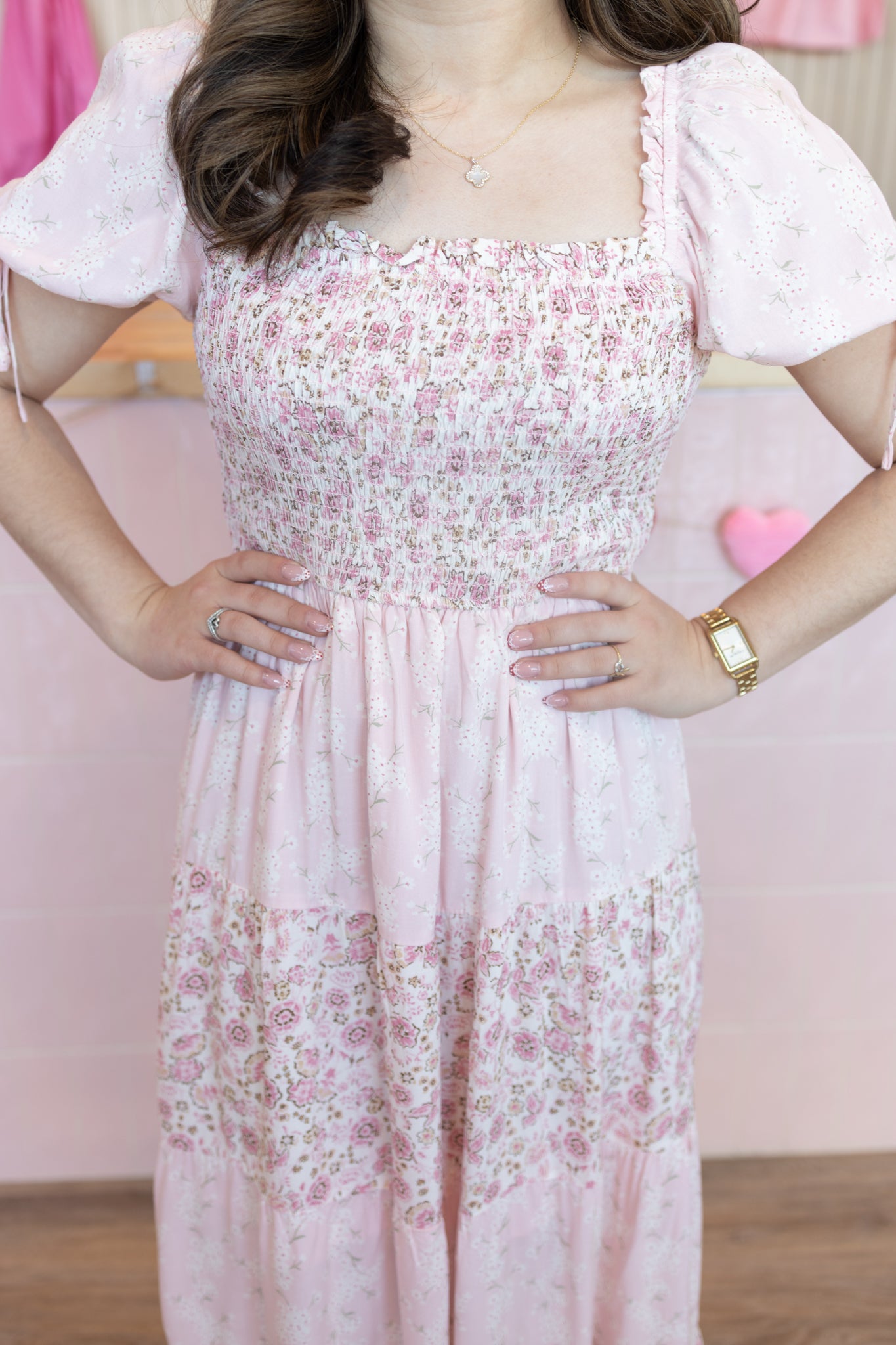 Leilany Multi Pink Dress