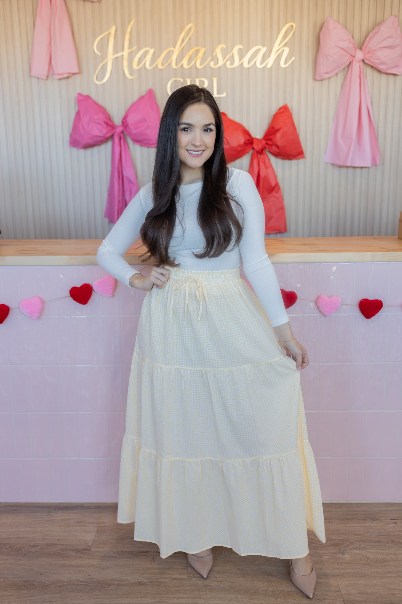 Delany Butter yellow Skirt