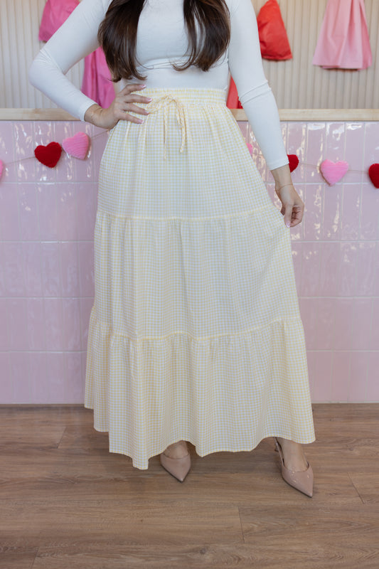 Delany Butter yellow Skirt