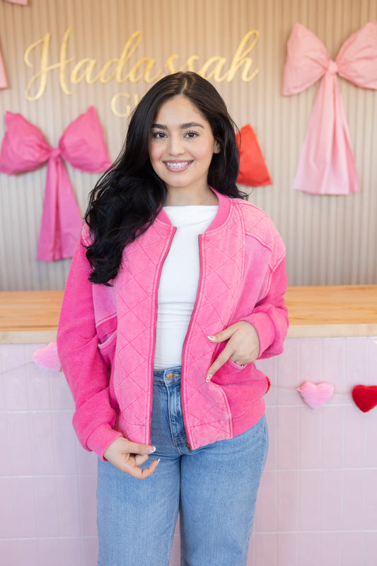 Pretty in pink Jacket (Mommy & Me)